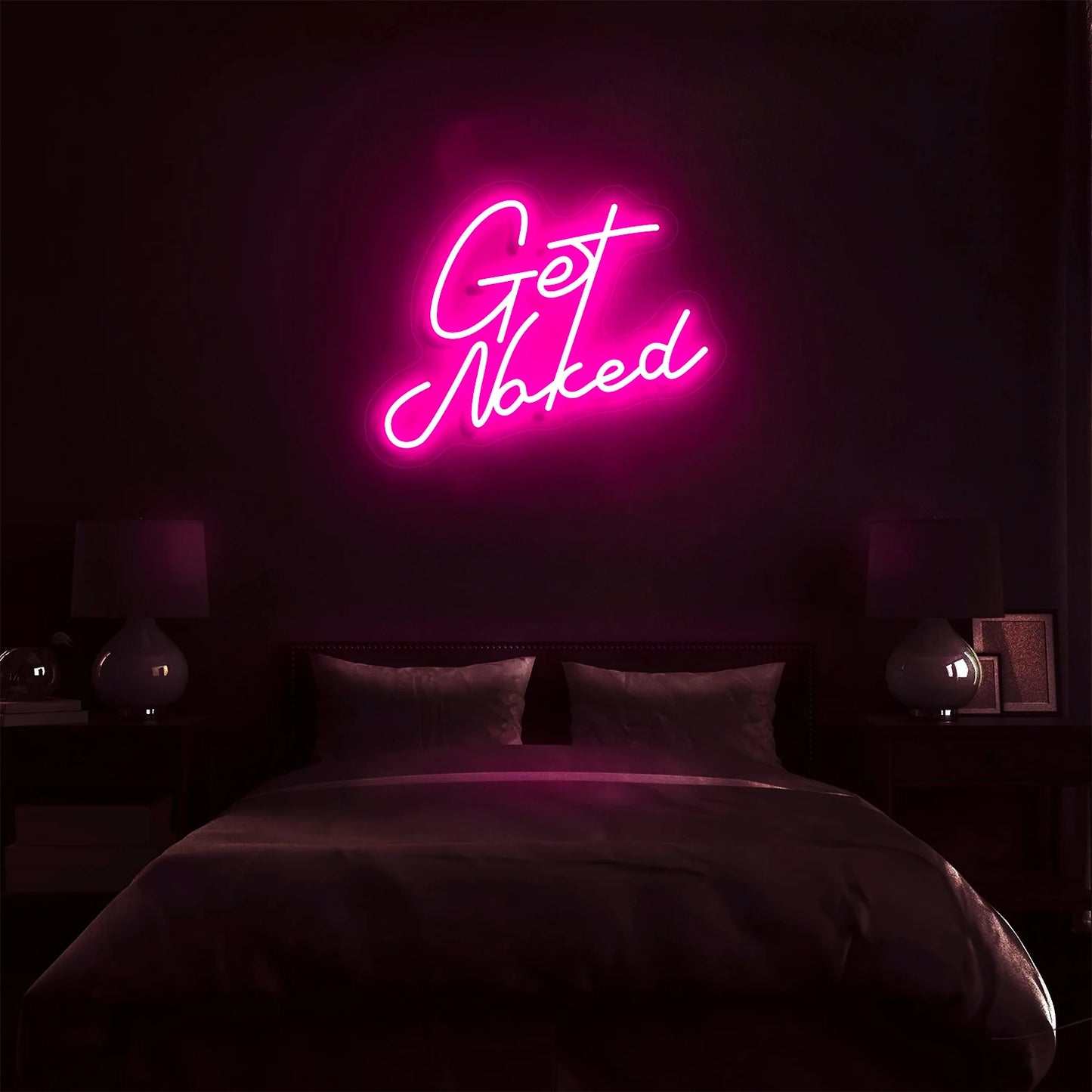 Get Naked Neon Sign