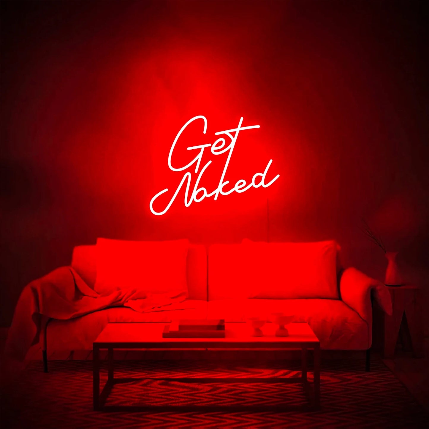 Get Naked Neon Sign